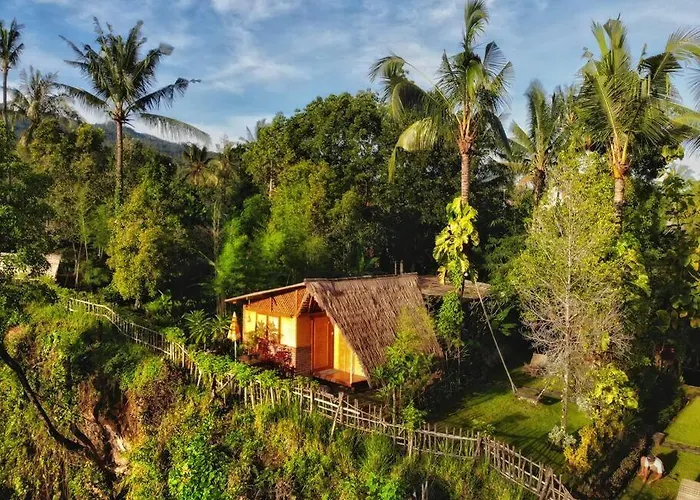 Eco Hut By Valley And 7 Waterfalls * Ambengan
