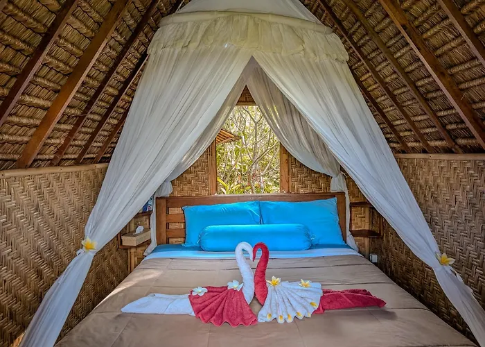 Eco Hut By Valley And 7 Waterfalls * Ambengan