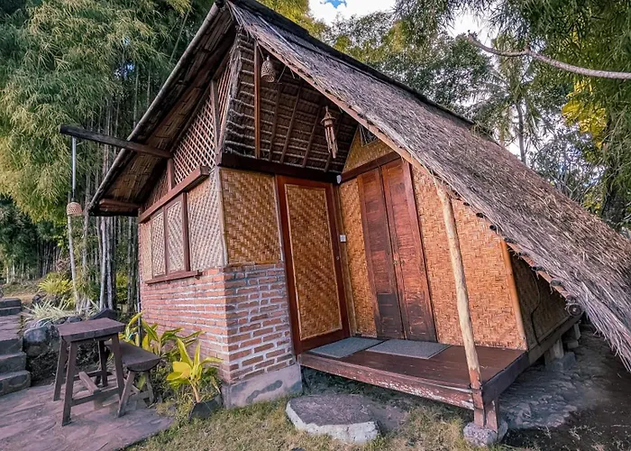Eco Hut By Valley And 7 Waterfalls * Ambengan